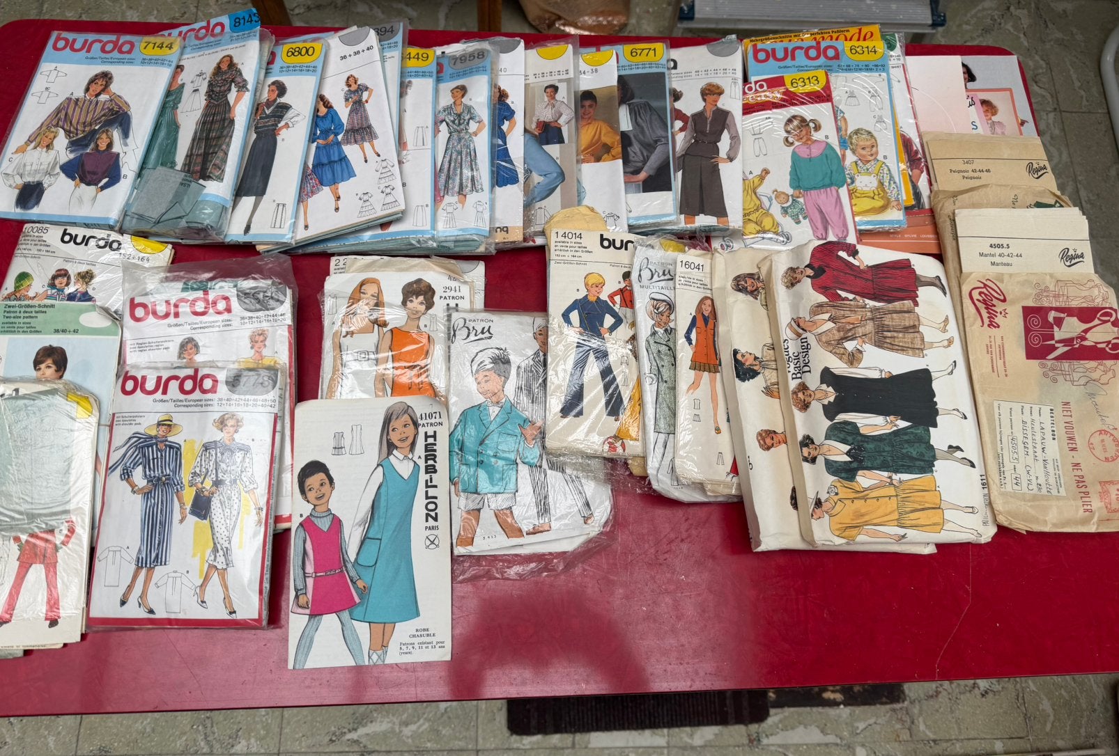 Lot burda patronen, Ophalen, Gebruikt, Burda