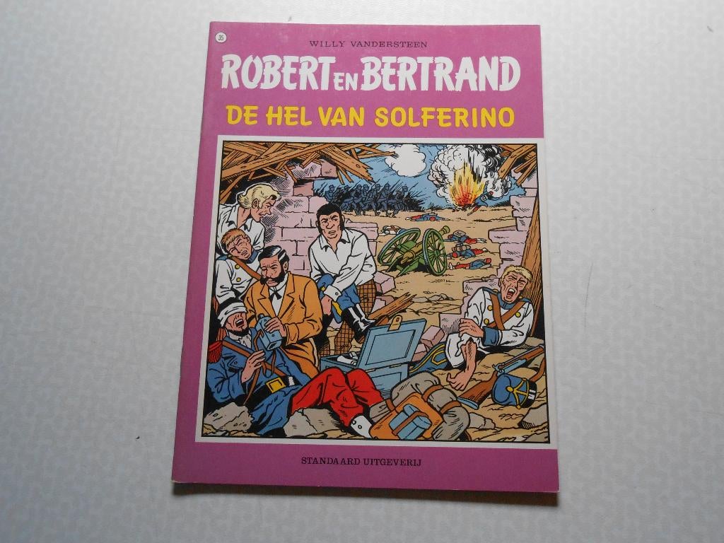 Robert en Bertrand 35 De hel van Solferino 1980 ste druk., Willy Vandersteen, Eén stripboek, Nieuw, Ophalen of Verzenden