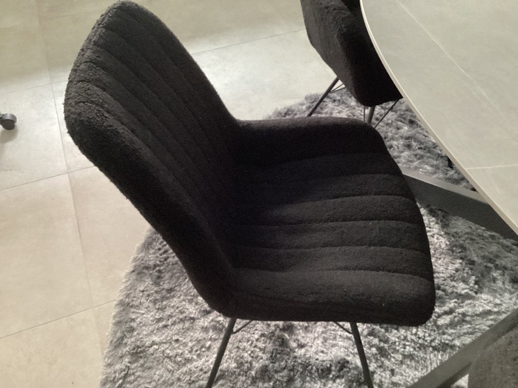 Eettafel 6 stoelen, Huis en Inrichting, Ophalen, Zo goed als nieuw, Vijf personen of meer, Modern