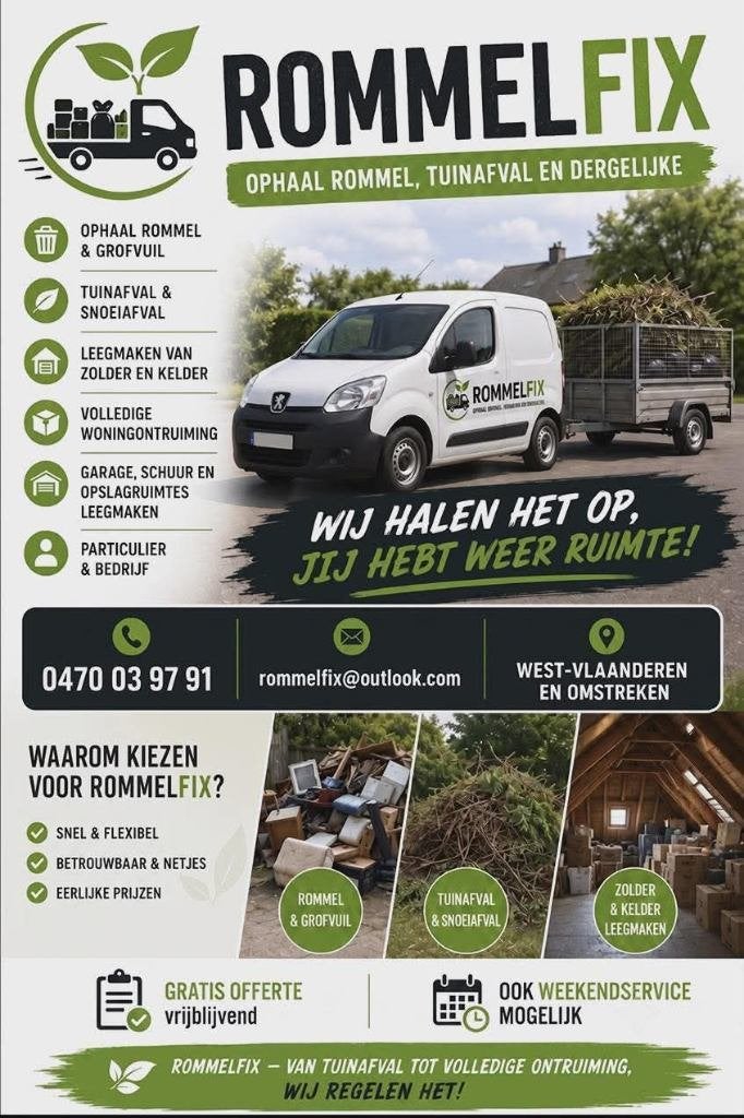 Rommelfix, Ophalen