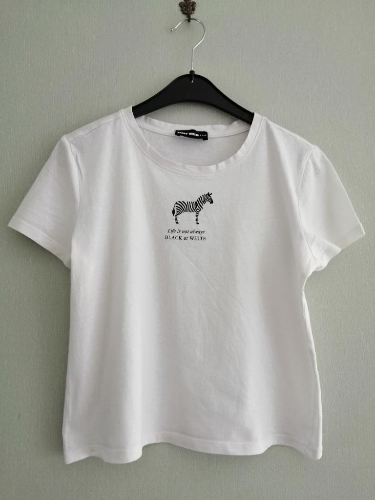 joli t-shirt Tally Weijl taille XXS, Tally Weijl, Manches courtes, Taille 34 (XS) ou plus petite, Porté