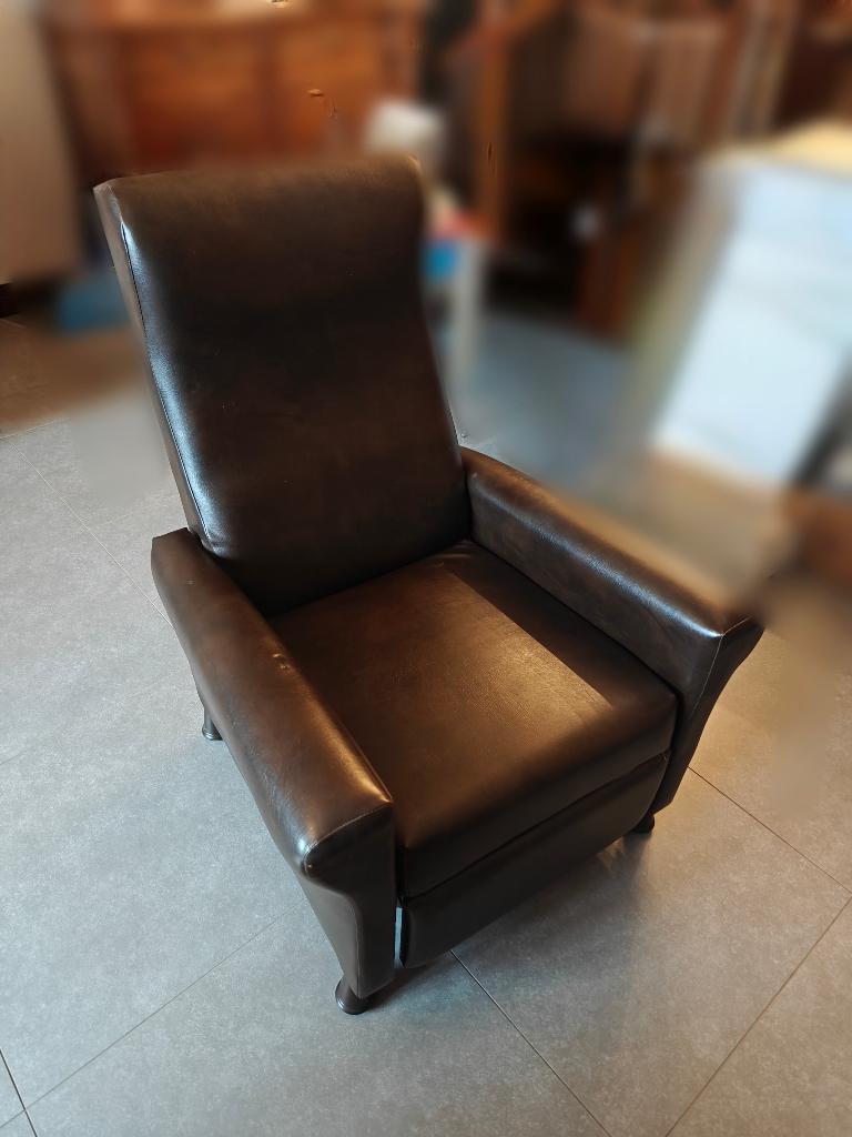 Relaxzetel in kunstleder, Une personne, Enlèvement, Utilisé, Tijdloos