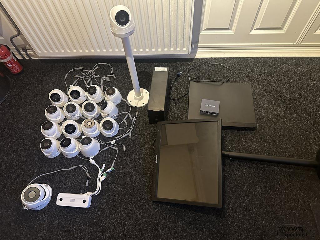 Compleet set Hikvision beveiligingscamera's bewakingscamera, TV, Hi-fi & Vidéo, -, -, Comme neuf, Enlèvement