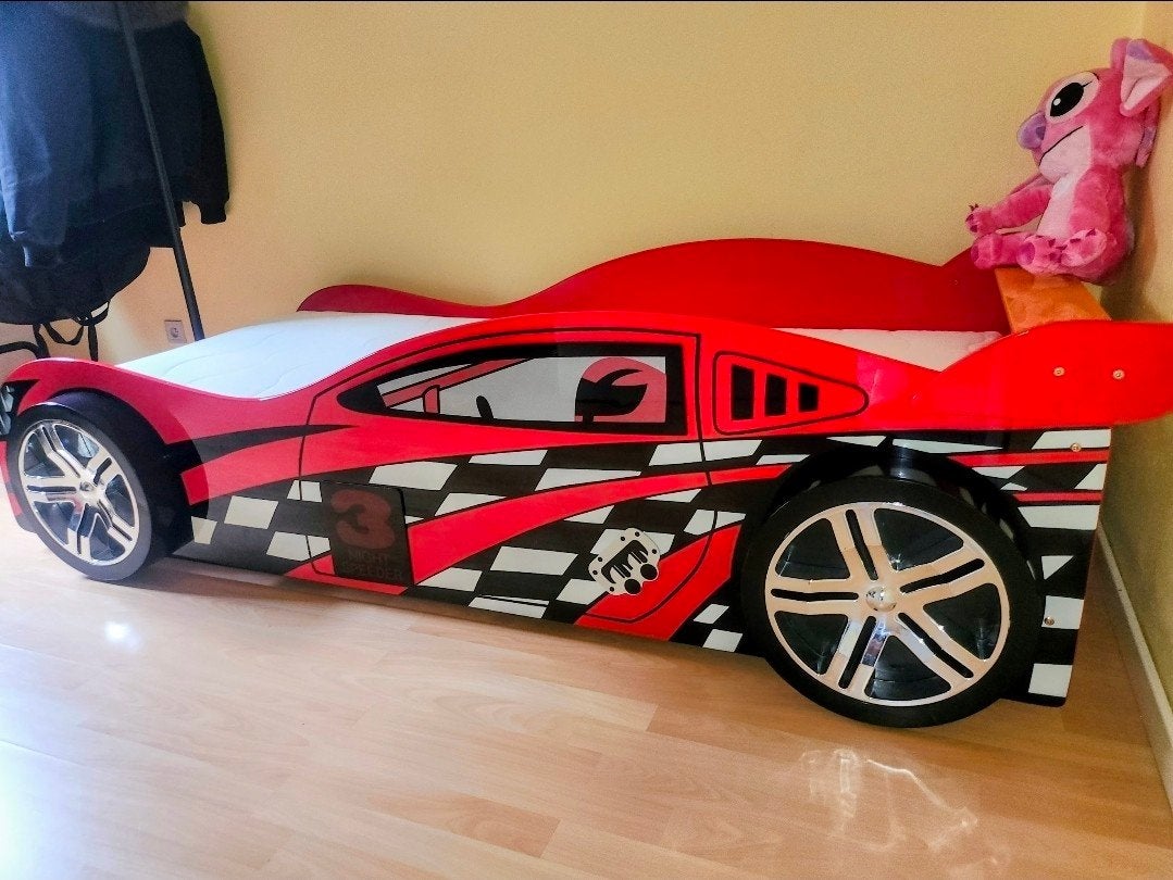 autobed  90 x 200, Zo goed als nieuw