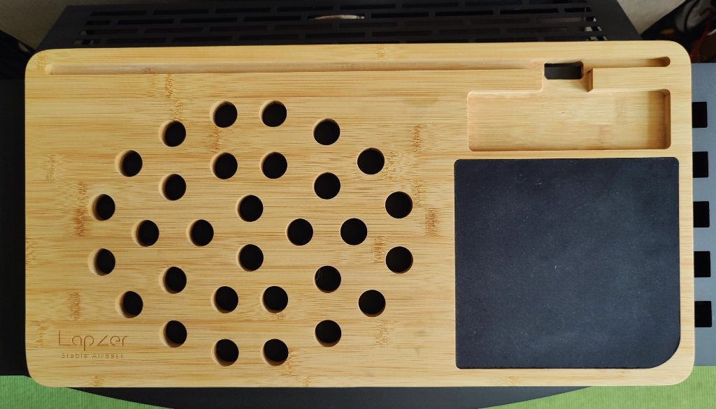 Lapzer stable airdesk, Informatique & Logiciels, Tapis de souris, Enlèvement ou Envoi, Ergonomique, Comme neuf
