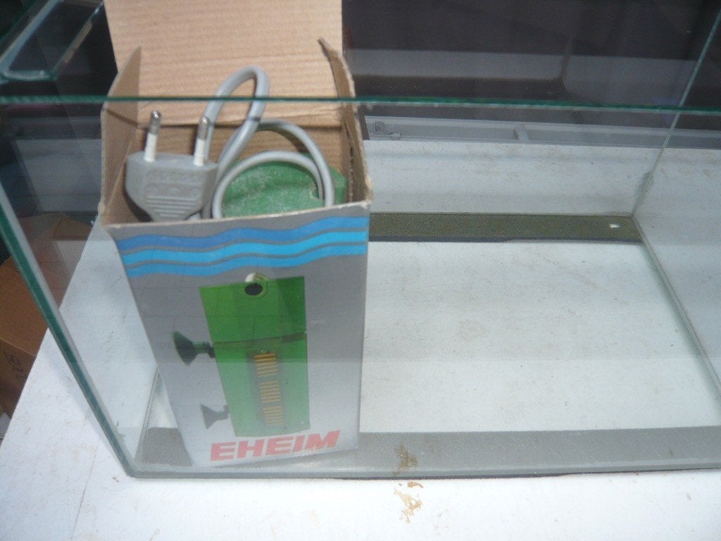 Aquarium en verre avec pompe., Animaux & Accessoires, Enlèvement, Pompe, Utilisé, Eheim