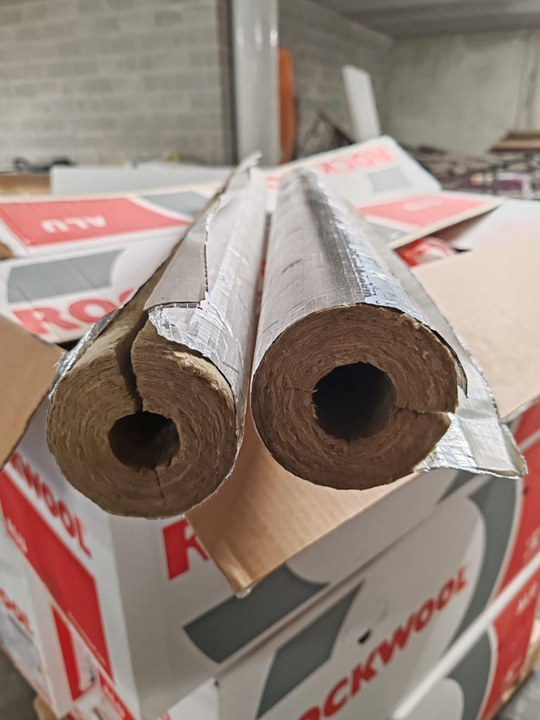 Rockwool voor buizen prijs p/doos, Doe-het-zelf en Bouw, Isolatie en Afdichting, Ophalen, Nieuw