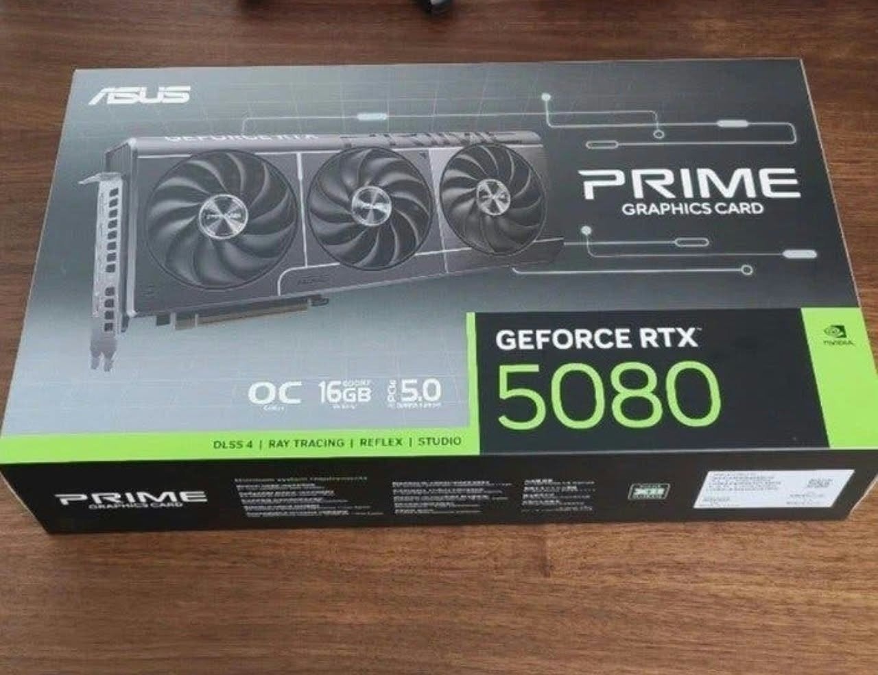 ASUS Prime GeForce RTX 5080 OC Edition 16GB GDDR7 (Nieuw), Computers en Software, Ophalen, Nieuw