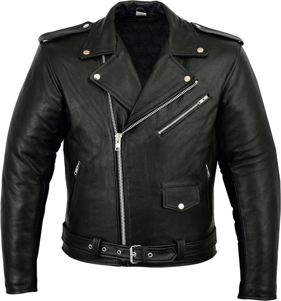 Veste de Moto en cuir neuf cE protecter, Envoi, Neuf, avec ticket, Manteau | cuir