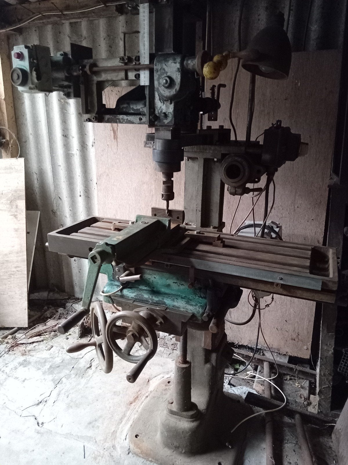 Freesmachine, Ophalen, Gebruikt