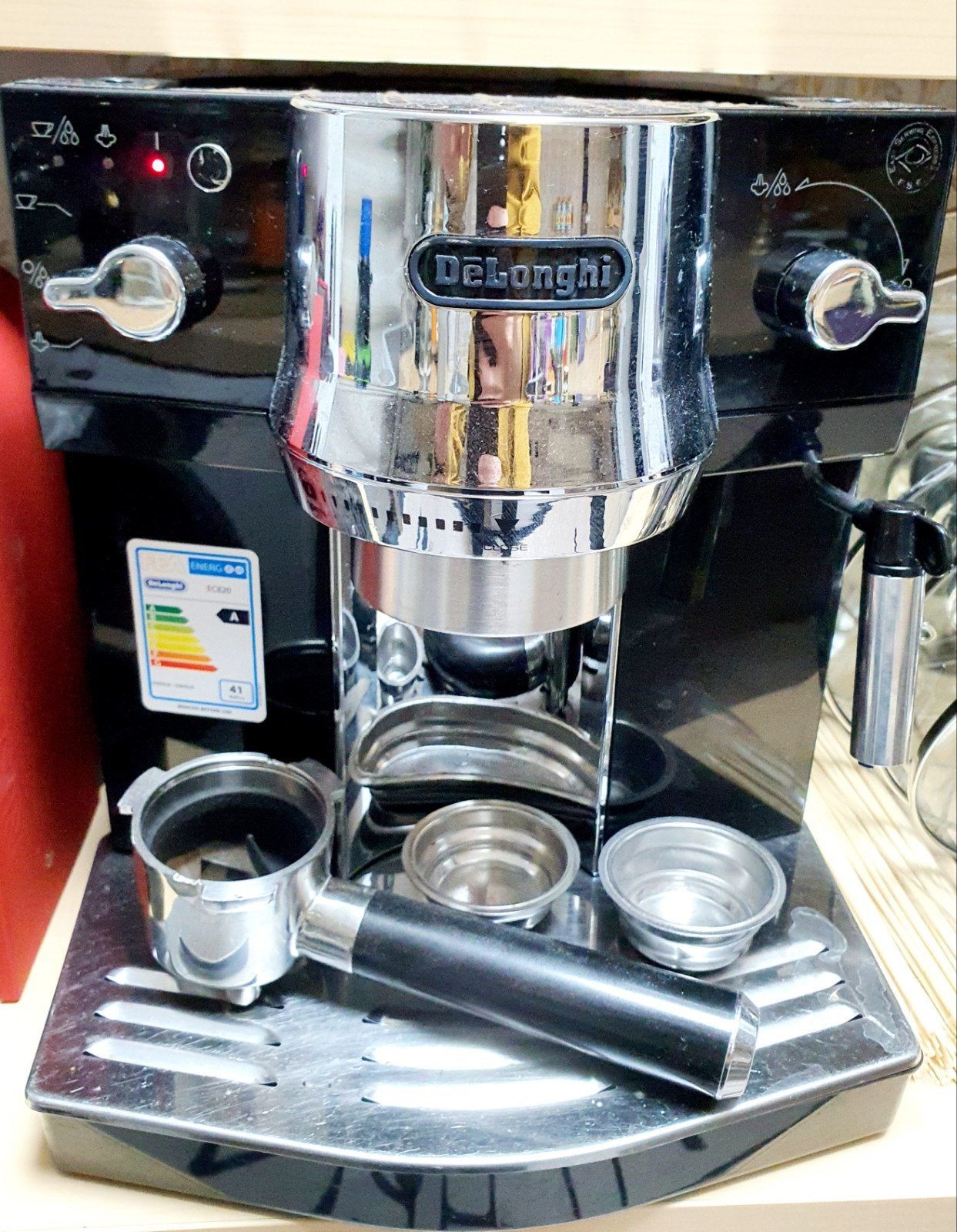 Machine café delonghi, Ophalen