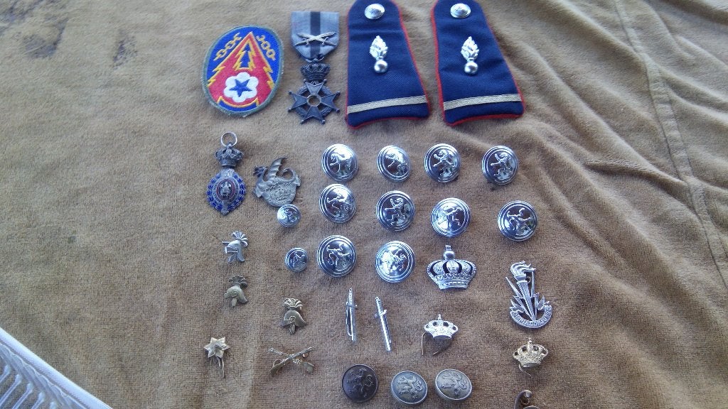 militaria leger,politie,rykswacht items, Collections, Enlèvement ou Envoi