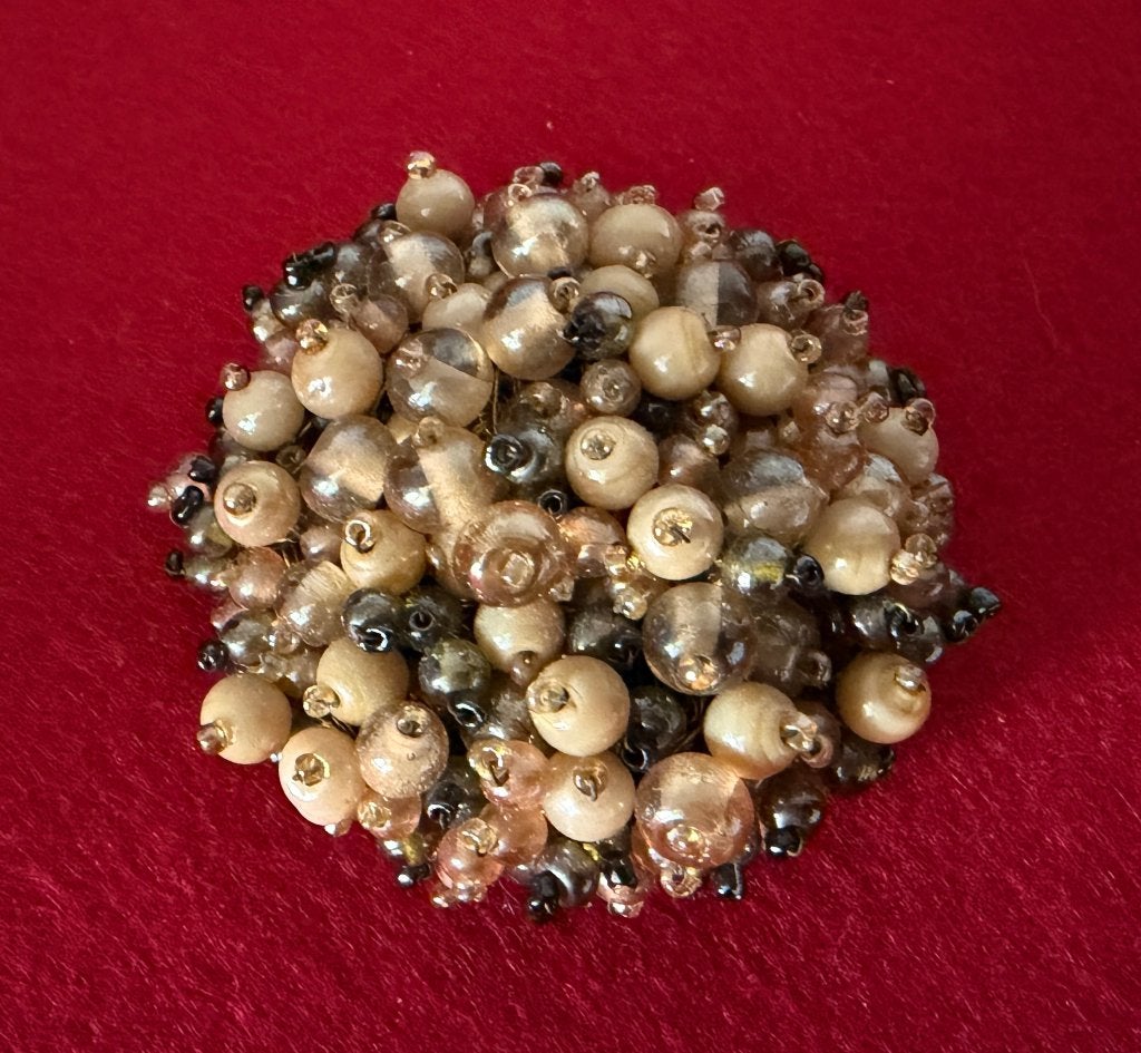 Vintage broche uit de jaren 60, Handtassen en Accessoires, Antieke sieraden, Ophalen of Verzenden, Overige materialen, Broche
