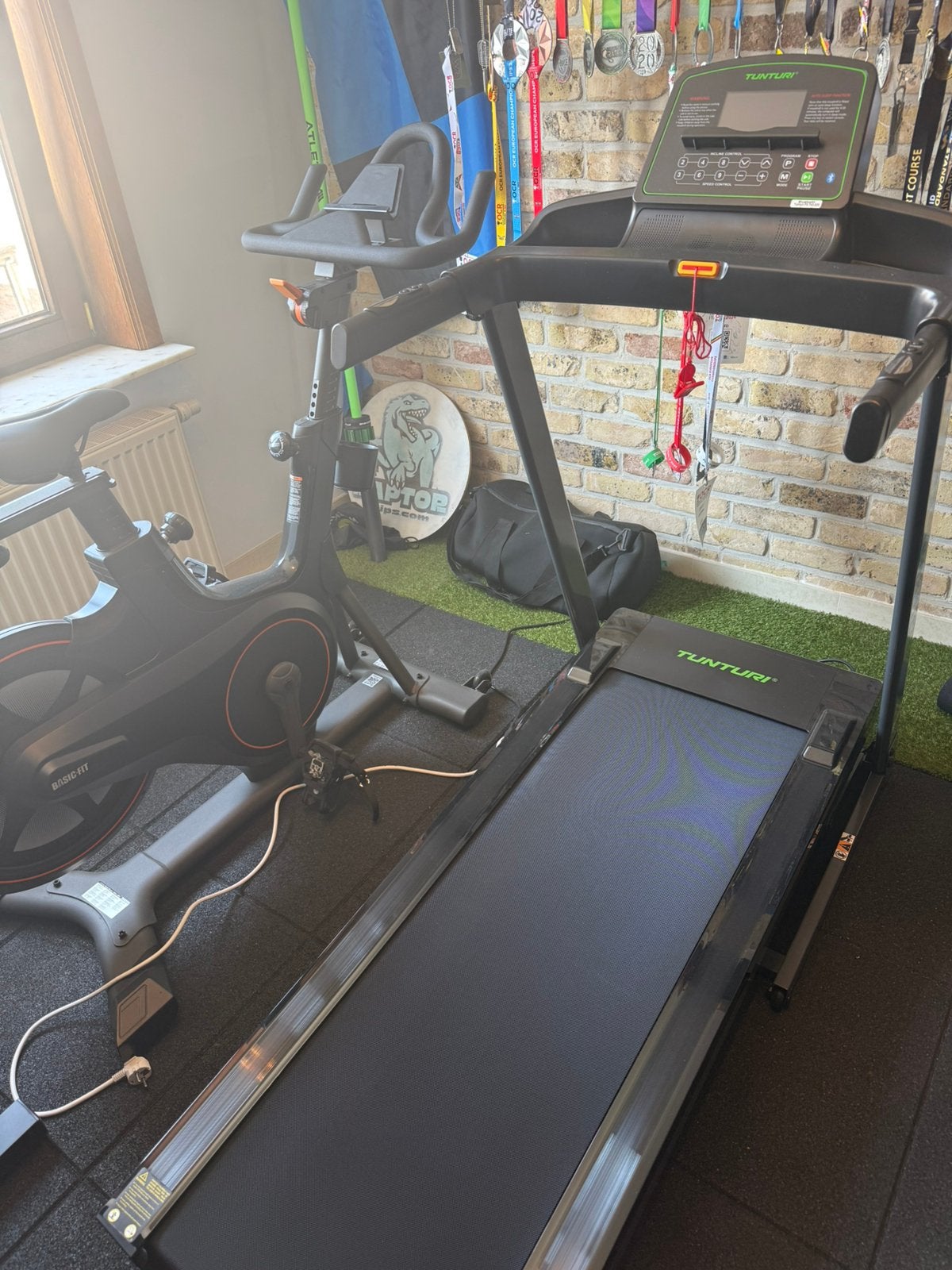 Tunturi cardio fit t40 loopband, Enlèvement, Comme neuf, Tapis roulant