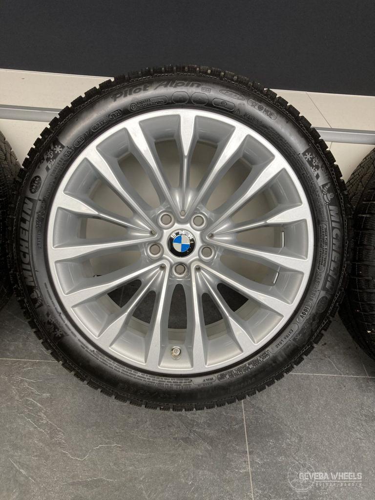18” originele BMW 5 serie G30 G31 velgen winterbanden 5x112, 18 inch, -, -, Banden en Velgen