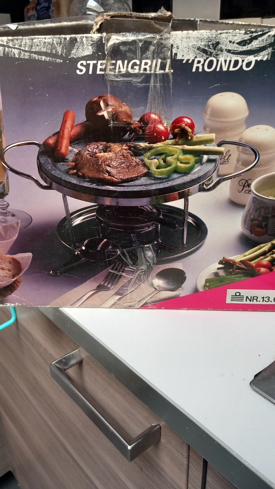 Steengrill, Ophalen