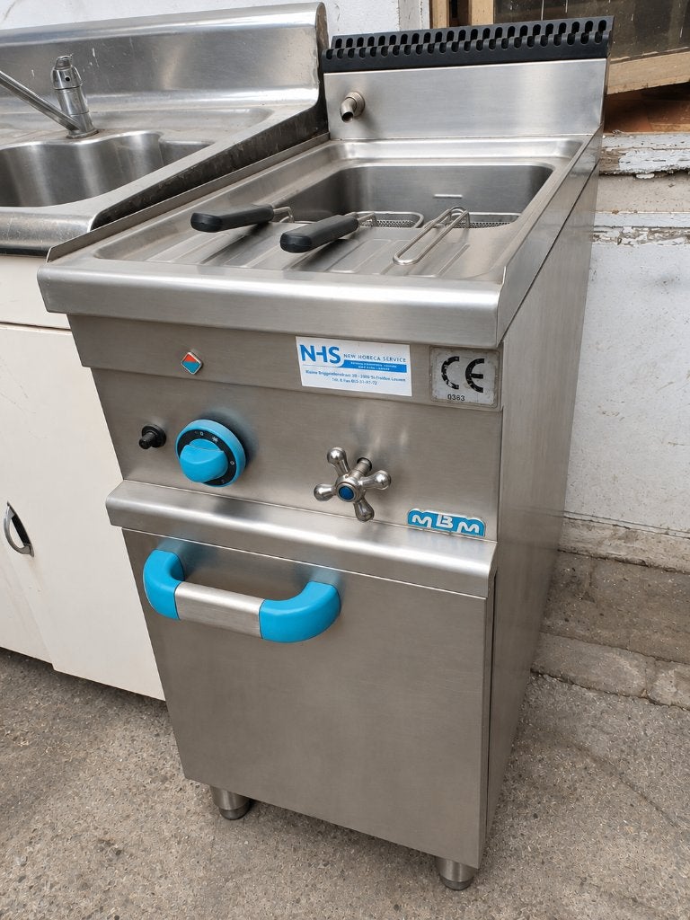 Cuiseur à pâtes professionnel MBM – inox – avec 3 paniers, Enlèvement