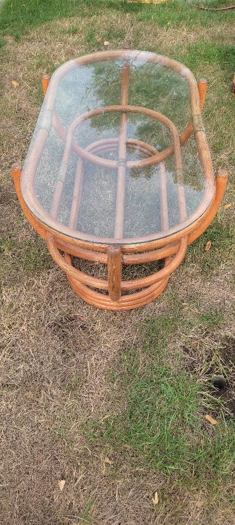 Rotan tuinmeubelen, Ophalen, Gebruikt