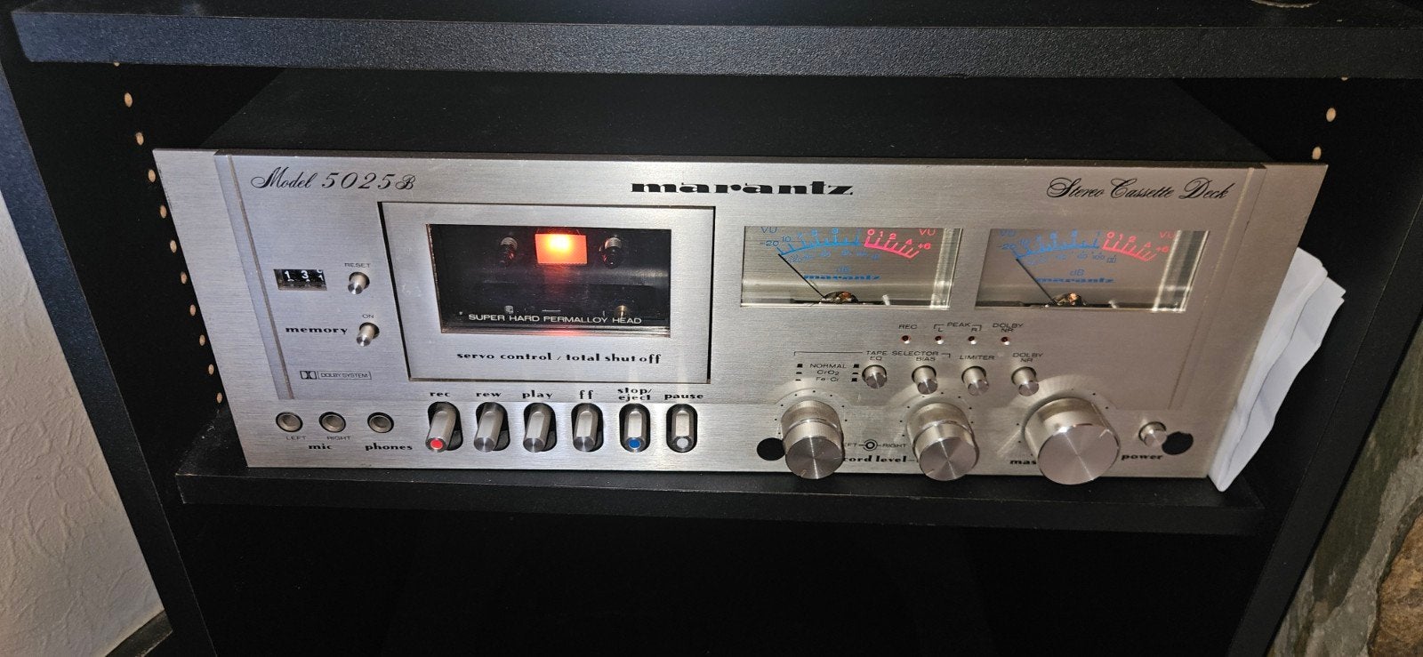 Deck cassette Marantz Model 5025 B, Audio, Tv en Foto, Cassettedecks, Ophalen, Enkel, Marantz
