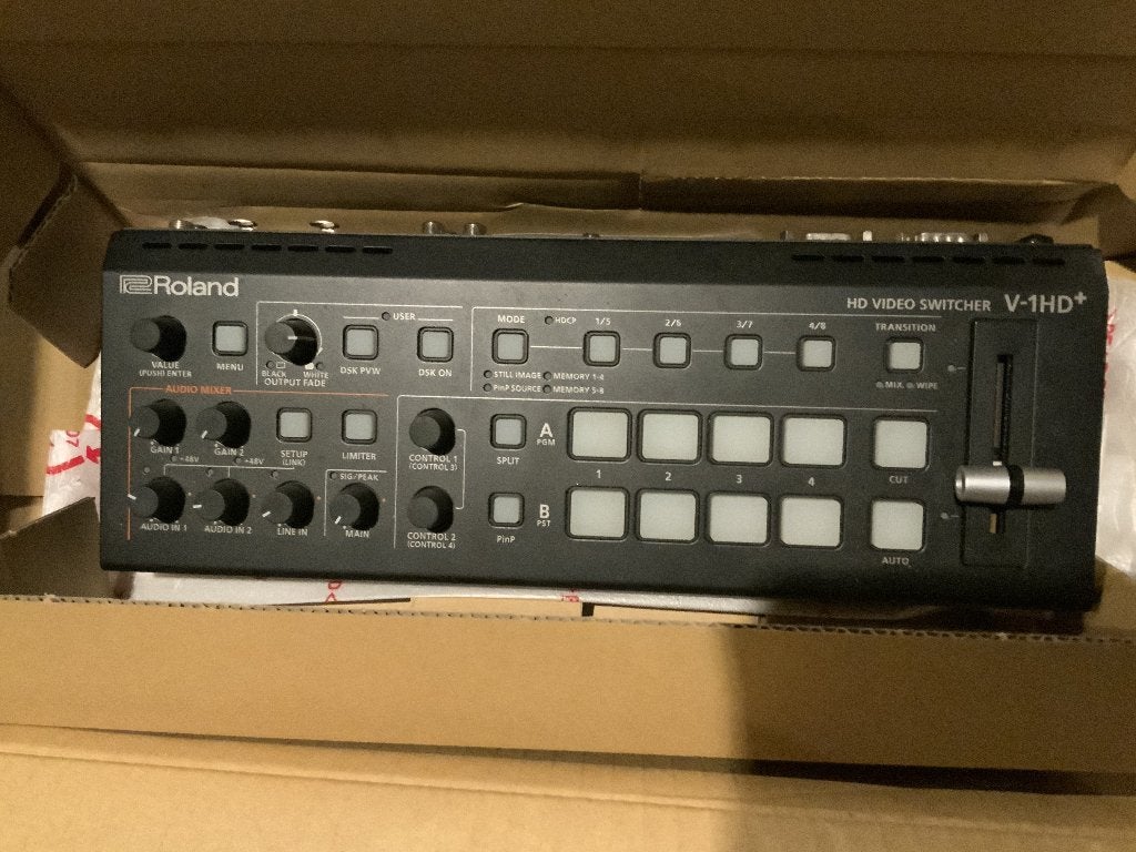 Roland V1hd video switcher, Audio, Tv en Foto, Professionele apparaten, Ophalen of Verzenden, Zo goed als nieuw, Video