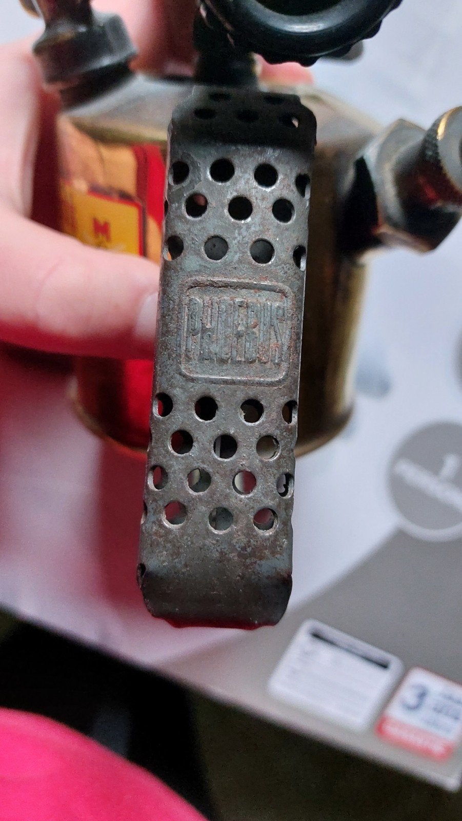 Vintage PHÖBUS B4 benzinebrander, Ophalen