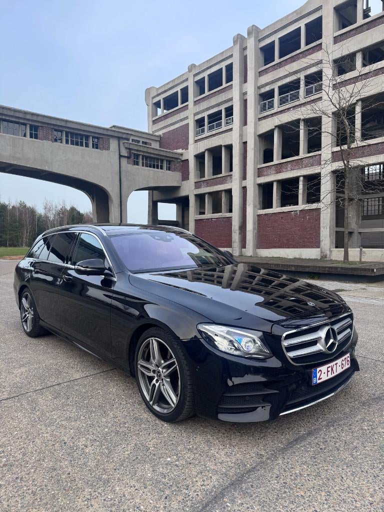 Mercedes E220d Break AMG Line | Pano | Burmester | Leder, Cuir, Achat, 143 kW, Euro 6