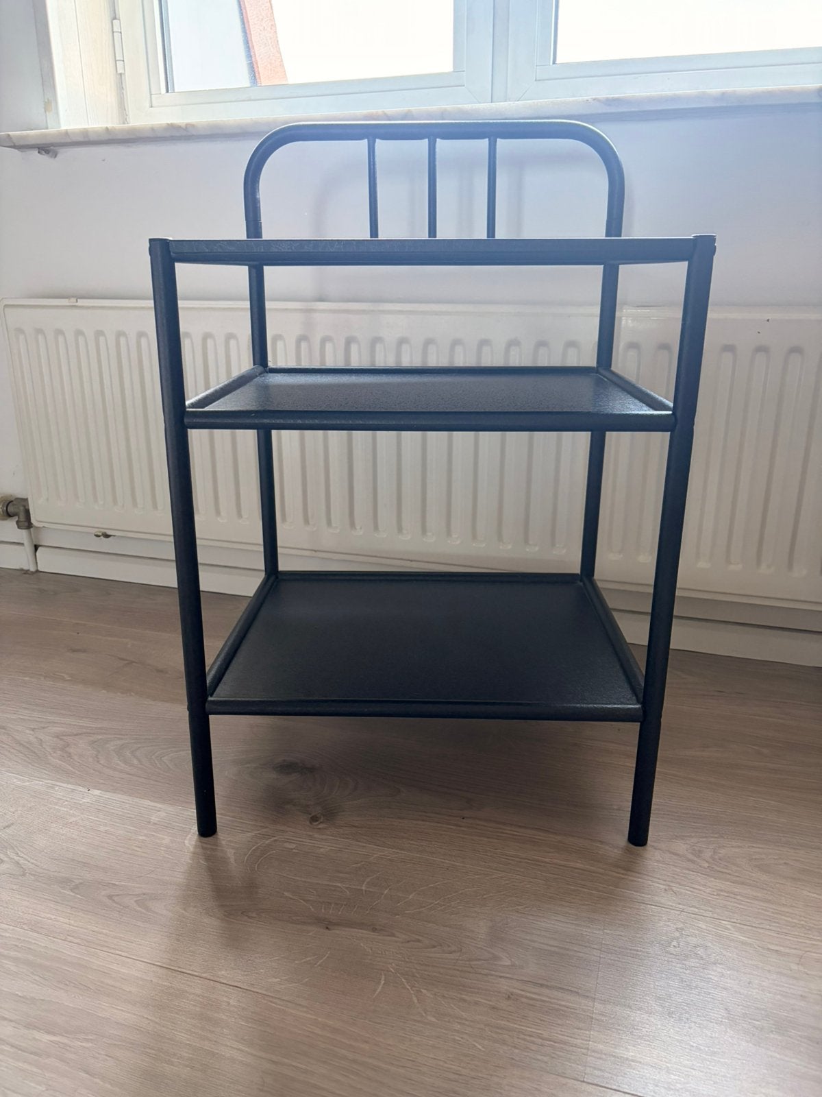 Table de chevet noire | IKEA Fyresdal, 70 cm ou plus, 45 à 65 cm, Comme neuf, Enlèvement