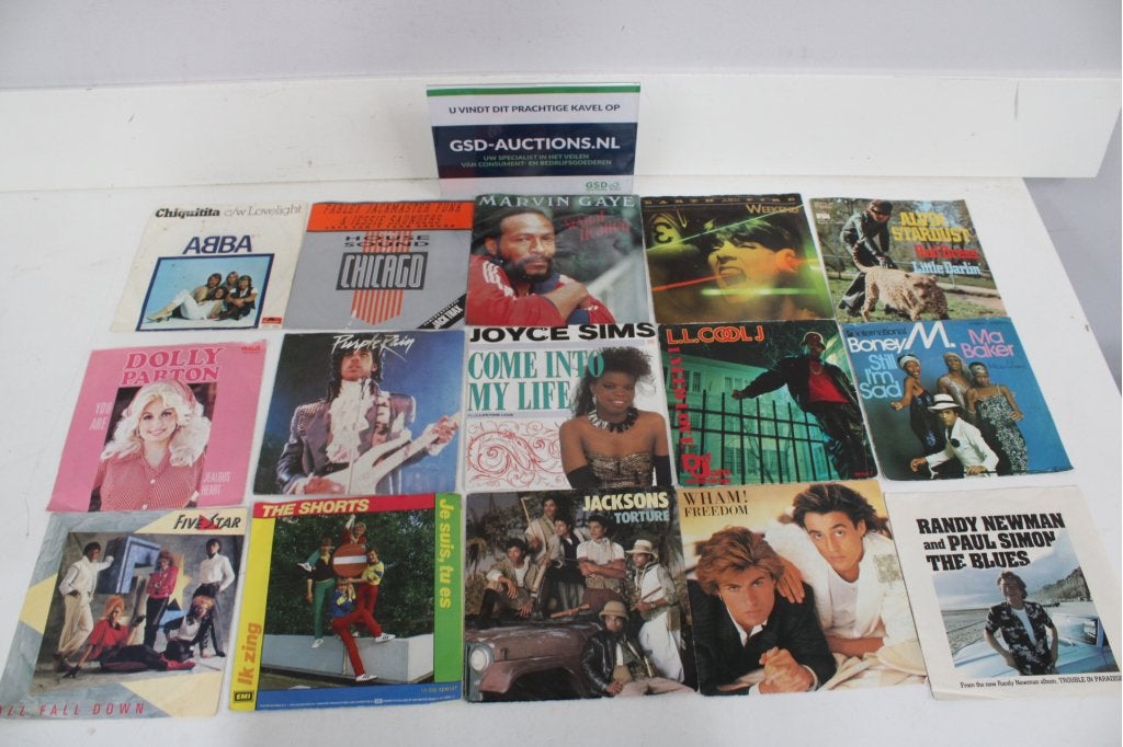 Lot van 15 vinyl single platen, Cd's en Dvd's, Vinyl | Verzamelalbums
