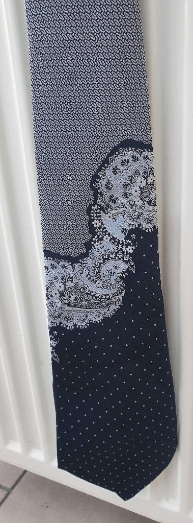 Vintage: stropdas sediana diolen 100% polyester, Enlèvement ou Envoi, Sediana, À motif, Comme neuf