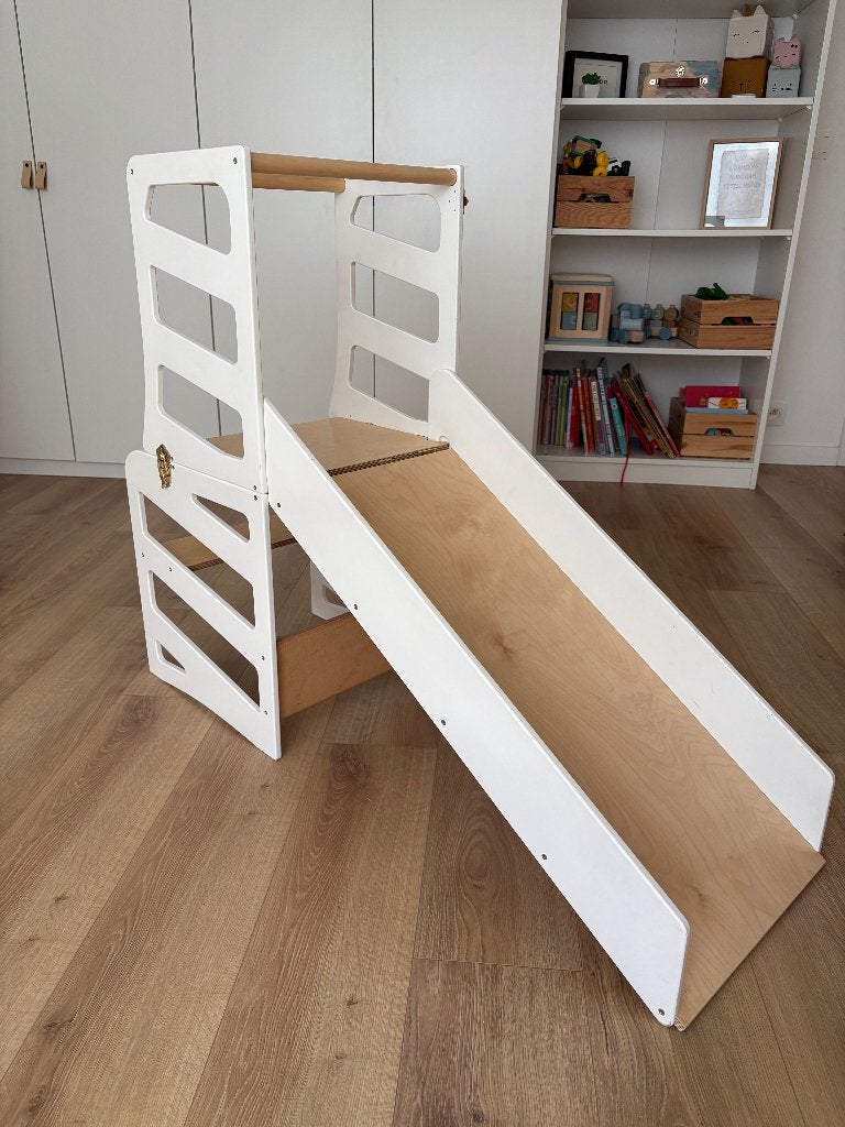 Leertoren met glijbaan, Enfants & Bébés, Enlèvement, Comme neuf