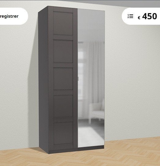 Armoire penderie Pax ikea 100x58x236 cm, Maison & Meubles, Armoires | Penderies & Garde-robes, Enlèvement