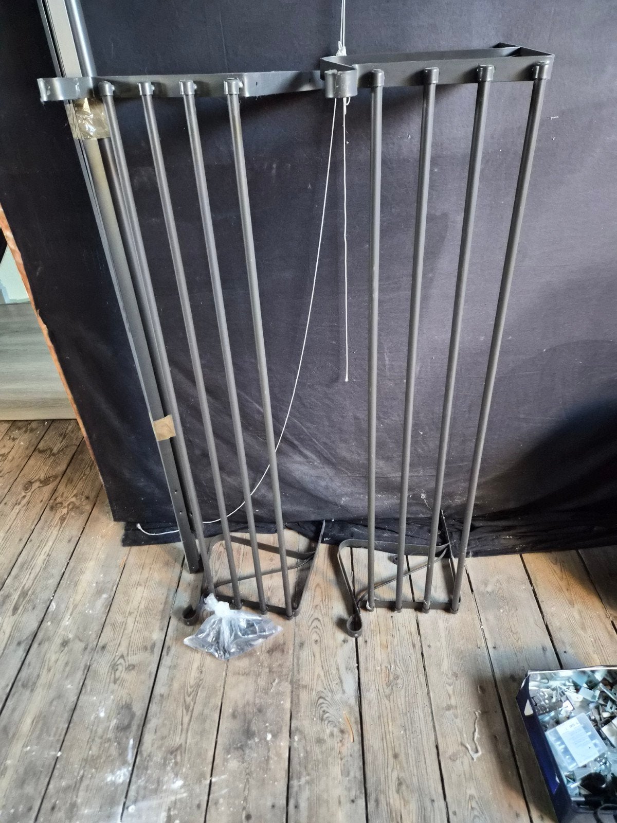 Portant à vêtements IKEA en métal brun foncé, Enlèvement