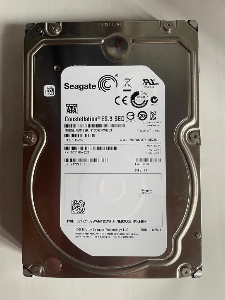 Gebruikte Seagate 3TB HDD, Intern, Gebruikt, Server, Ophalen of Verzenden