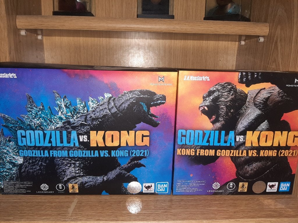 S.H. monsterarts godzilla & Kong figuren, Collections, Jouets, Enlèvement, Comme neuf