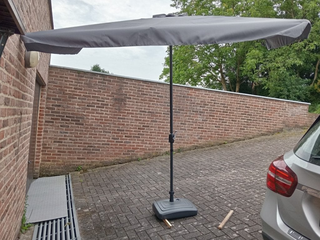 Parasol, Jardin & Terrasse, Parasols, Enlèvement, Comme neuf, 2 à 3 mètres, Parasol mural