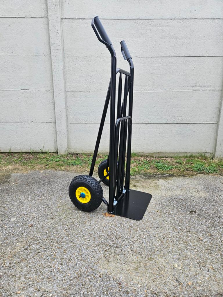 Steekwagen met plateau Draagvermogen 250 kg in Houthalen, Doe-het-zelf en Bouw, Ophalen, Steekwagen