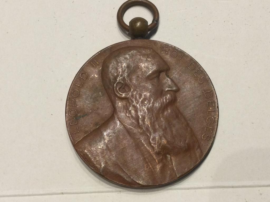 Médaille belge Léopold II 1909, Enlèvement ou Envoi