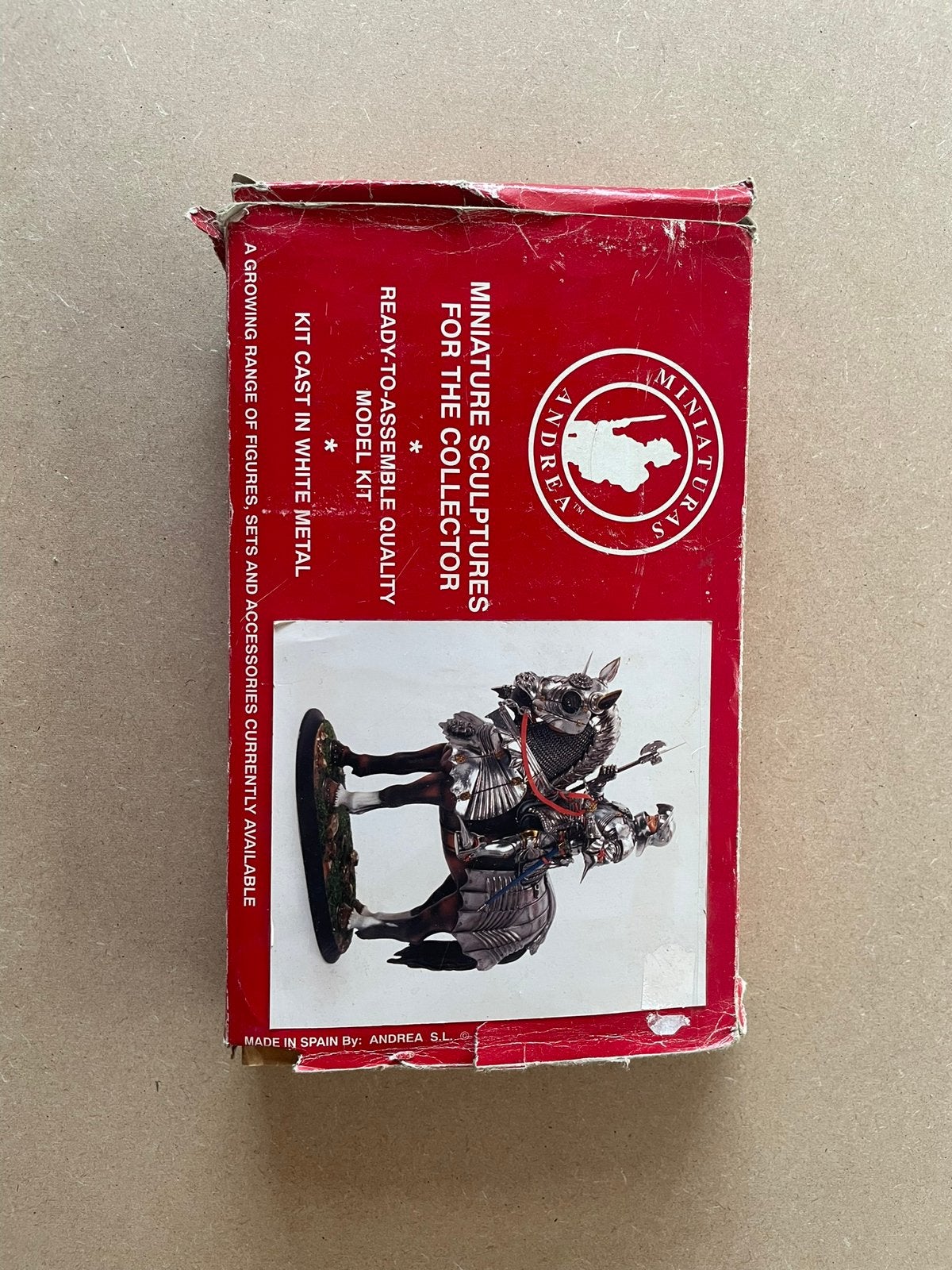 Andrea Miniatures - German Gothic Knight (1480) - 90mm, Enlèvement ou Envoi