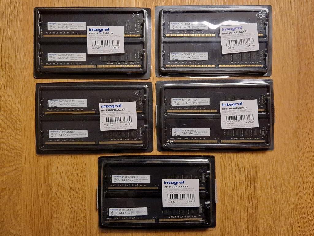 NIEUW! INTEGRAL 32GB DDR4 DIMM 2x16GB 2.666MHz voor desktop, Computers en Software, RAM geheugen, 32 GB, DDR4, Nieuw, Ophalen of Verzenden