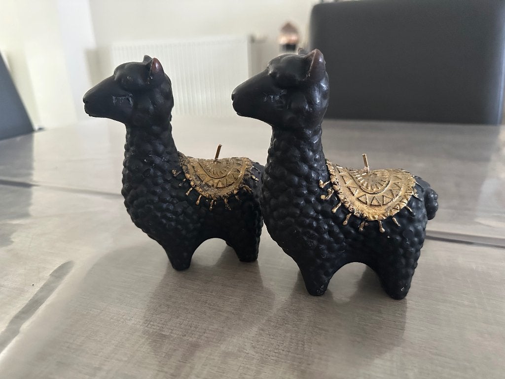 2 lama kaarsen, Enlèvement, Comme neuf, Bougie