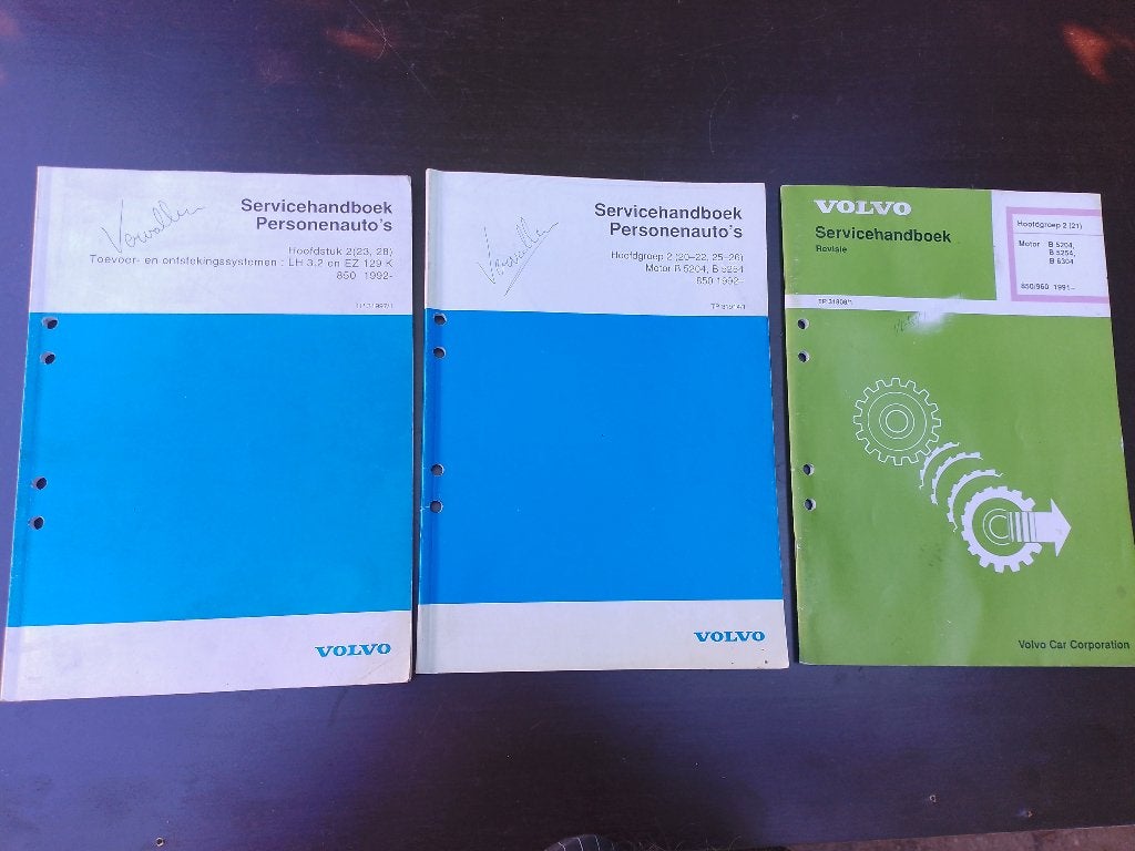 Set originele motorboeken Volvo 850 B 5204 en B 5254, Boeken, Ophalen of Verzenden, Gelezen, Volvo