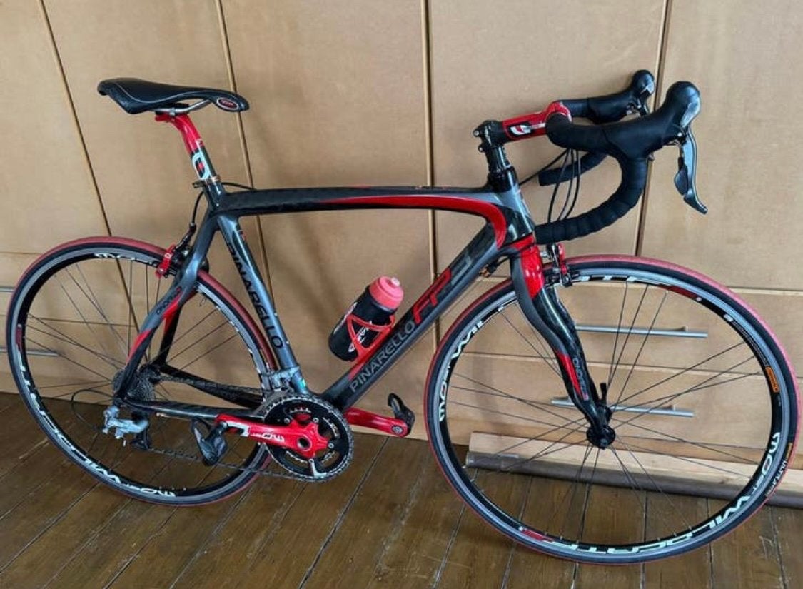 Pinarello carbon koersfiets, 28 inch, Carbon, Heren, Zo goed als nieuw