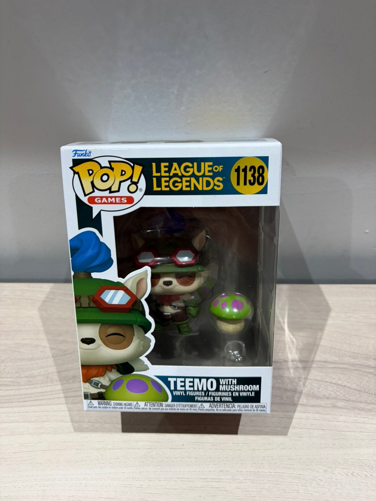 Teemo with Mushroom 1138 Funko Pop! Games League of Legends, Verzamelen, Ophalen of Verzenden