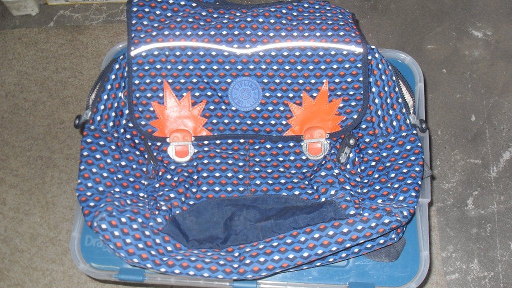 terug naar school, Handtassen en Accessoires, Tassen | Schoudertassen, Ophalen, Gebruikt, Blauw, Kipling