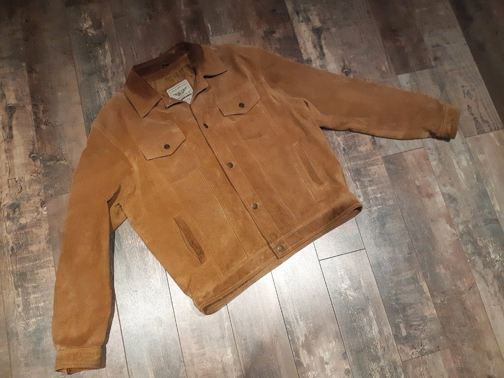 SUÈDE TRUCKERJACK L, Ophalen of Verzenden, Zo goed als nieuw, Maat 52/54 (L), Bruin