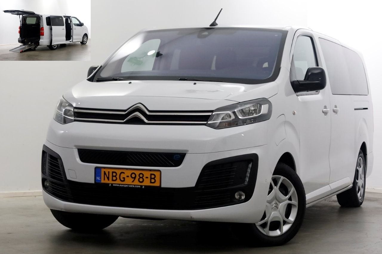 Citroën e-Jumpy Spacetourer 75 kWh L3 Rolstoelbus 100% Elekt, Auto's, Automaat, Electronic Stability Program (ESP), Citroën, Wit