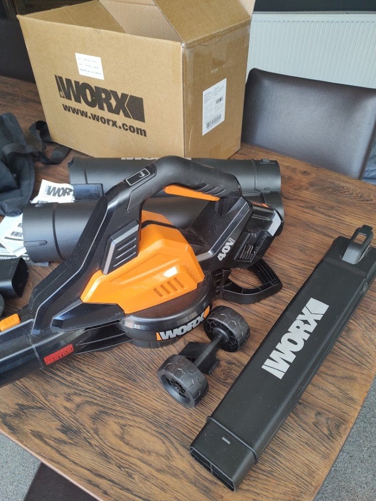 Souffleur à feuilles et aspirateur Worx, Neuf, Enlèvement ou Envoi, Porté à la main, Batterie