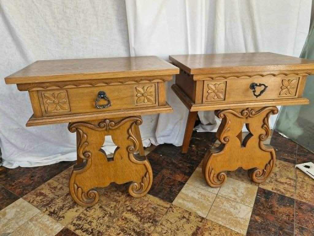 table de nuit, Maison & Meubles, Chambre à coucher | Tables de chevet, Enlèvement, Utilisé, Bois, 45 à 65 cm