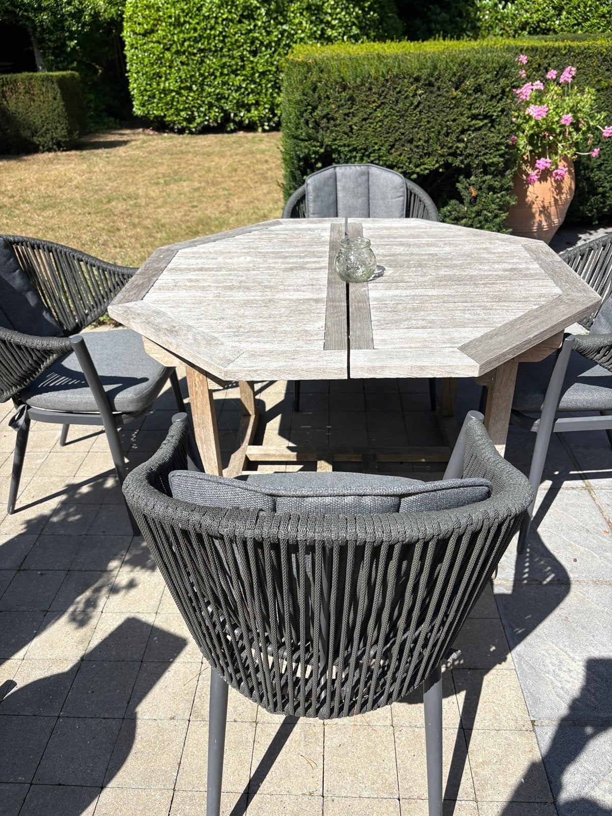 4 zeteltjes voor buiten, Ophalen, 4 zitplaatsen, Gebruikt, Aluminium
