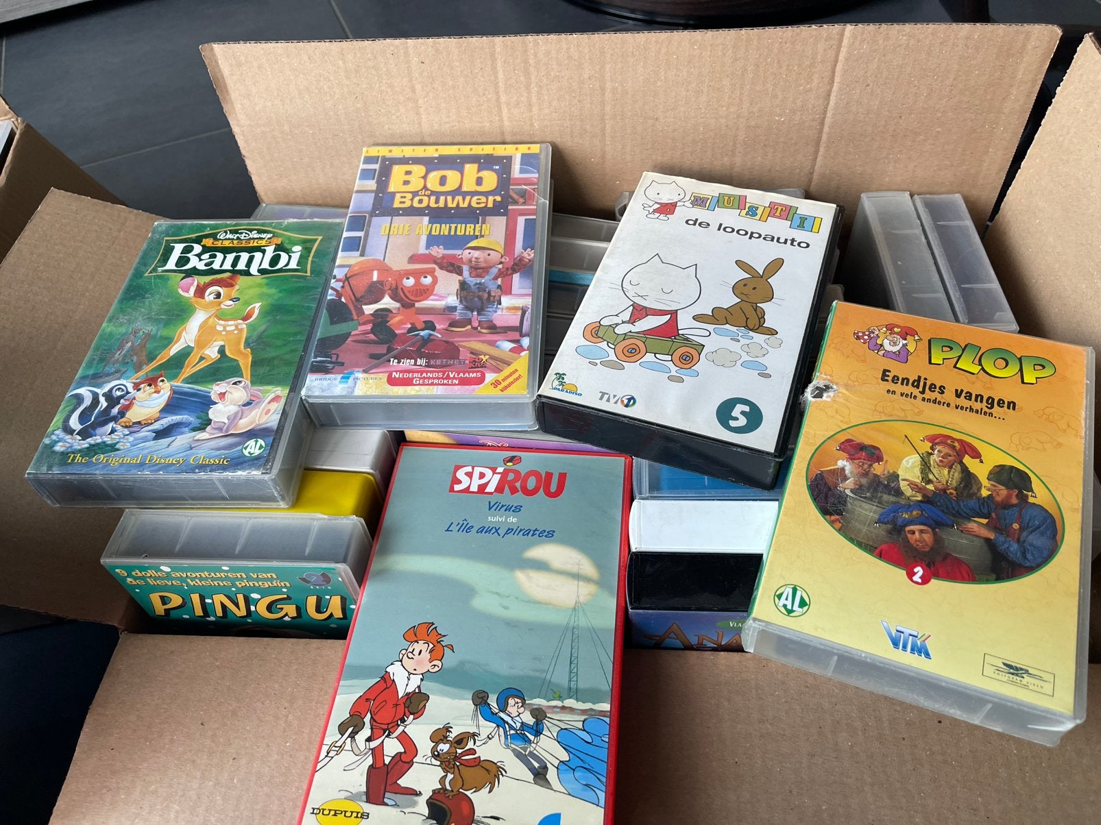 Video cassettes met kinderfilms, Ophalen, Gebruikt, Kinderprogramma of -film